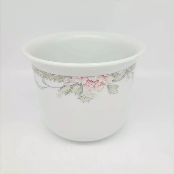 1990 FTD Cache 4” Flower Pot Planter "Made Especially For You" Porcelain Japan - Picture 5 of 7